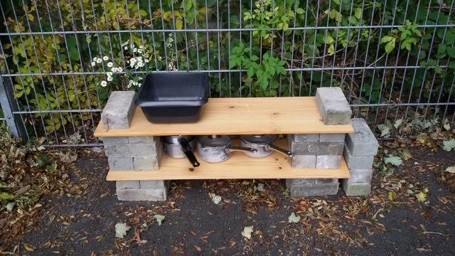 triangle mud kitchen